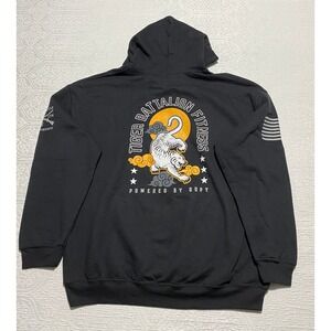 Grunt Style Tiger Battalion Fitness Hoodie Black DDPY Graphic Mens XL